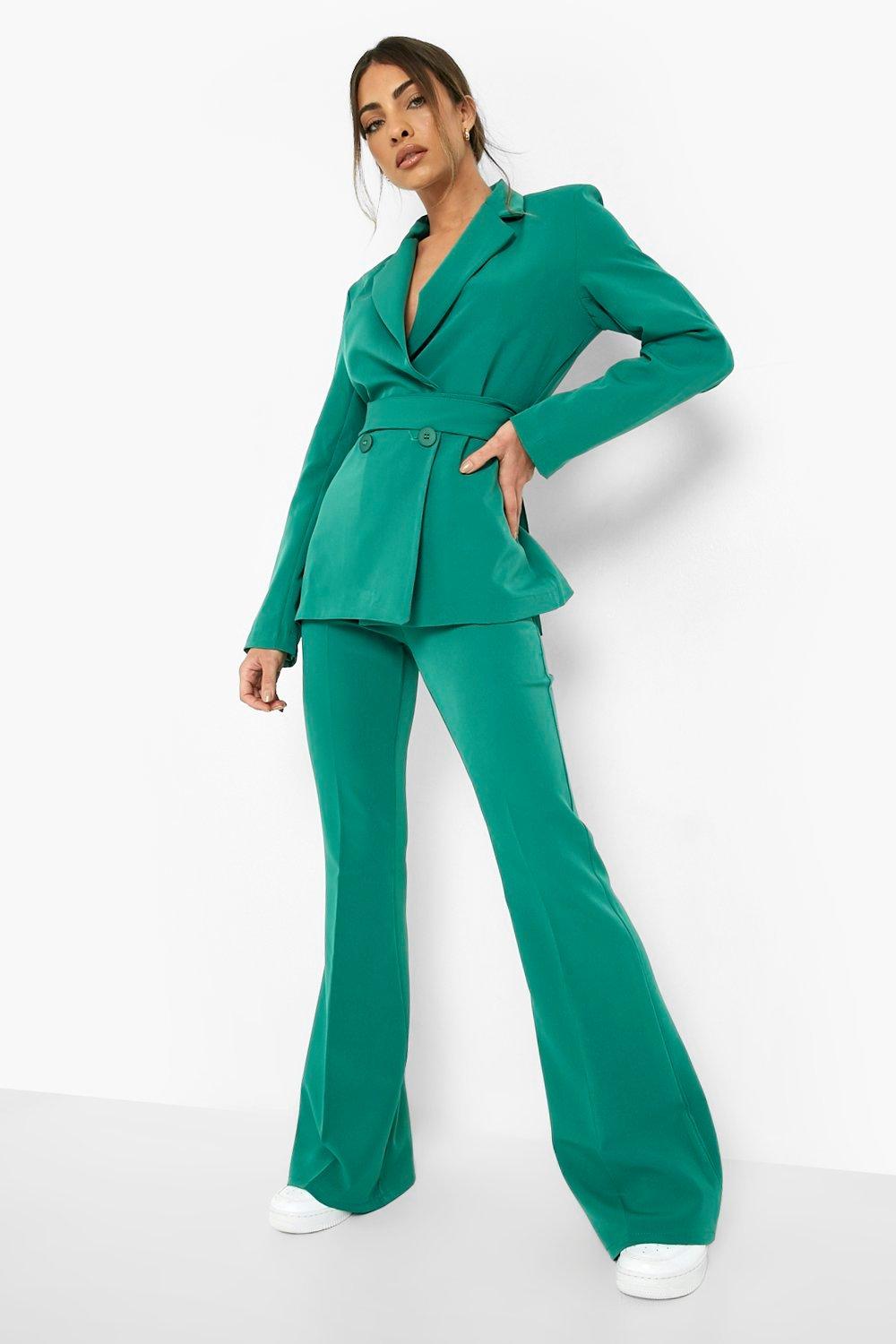 Tie Waist Fitted Tailored Blazer | boohoo